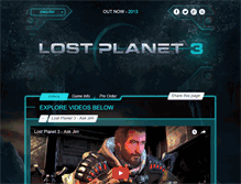 Tablet Screenshot of lostplanetthegame.com